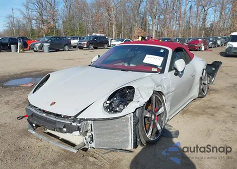 2022 Porsche 911 Carrera 4 Gts Cabriolet/Carrera 4S Cabriolet/Carrera Gts Cabriolet/Carrera S Cabriolet z USA, uszkodzony, nr VIN WP0CB2A95NS245145